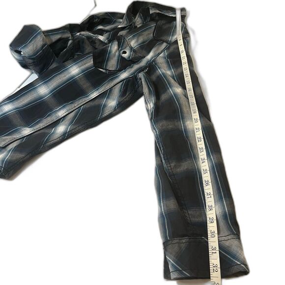 Helix Western Plaid Shirt XXL Athletic Fit Button-Down | Fall Layering Must-Have - Picture 7 of 11